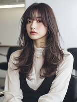 ヴィッカエコル (vicca 'ekolu)&nbsp;レイヤーカット/韓国ヘア/ココアブラウン/ブリーチなしカラー