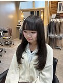 ミルクティーベージュシールエクブリーチカラーレイヤーカット