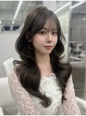 韓国くびれヘア＊トレンドレイヤー×グレージュカラー○伊藤