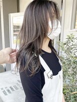 サン(SAN) ロングレイヤー/ハイライトグレージュ