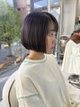 オブヘアージユウガオカ(Of HAIR Jiyugaoka) 乾かして簡単にまとまるボブに仕上げてます◎自由が丘 ボブ