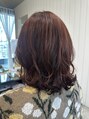 エクファ ヘアエステアンドスパ(ex-fa hair esthe&spa)&nbsp;ブリーチなしのwカラーでつくるコーラルピンク◎