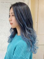 エノア 東京(ENORE)&nbsp;海外風ブルー×バレイヤージュ グラデーションカラー