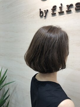 ウイ バイ ファースト 北四番丁店(u'i by first) ふわっとしたボブスタイル