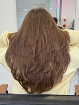 キャプチャー 海老名(capture)&nbsp;バタフライカット/ダブルカラー/ミルクティーグレージュ