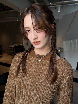 シティ(sity.) 天神　ブリーチなしカラー　ブラウンカラー　パーマ