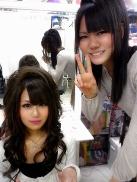 インス 奈良柏木店(INCE) アッシュカラー&巻き髪