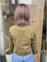 ニコリヘアワークス(nicori hair works)&nbsp;ボブ×ハイトーン×パープル3