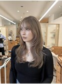 ミルクティーカラーとハッシュカット【新越谷・南越谷】