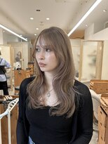 シアエミュー 新越谷店(SHEER emu) ミルクティーカラーとハッシュカット【新越谷・南越谷】