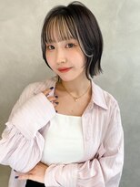 トゥルーズ 梅田店(TLUUS)&nbsp;【TLUUSミルクティーブロンドワンホンレイヤーダークブルー】