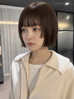 ノラ ギンザ(NORA GINZA) 切りっぱなしボブレイヤーボブ髪質改善20代30代面長銀座