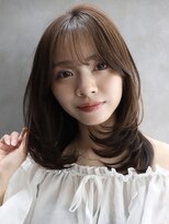 サンド ミュウ 横浜店(sand mieu)&nbsp;大人可愛い/ミディアムレイヤー/透明感グレージュ/横浜駅