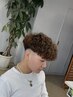 【爽やかメンズヘア★】メンズカット+バロックパーマパーマ¥13750→¥8900