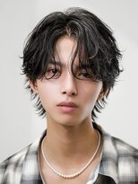 オーシャントーキョーオーバー 渋谷(OCEAN TOKYO OVER) フェザーパーマニュアンスパーマリクルートツーブロック