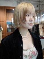 ユルクメゾンシティ 名古屋(JURK MAISON CITY) 名古屋/ハッシュカット/グレージュ/デザインカラー