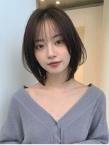 ロッソ 大橋店(Rosso) ブラウンのさらりレイヤーボブ【大橋】