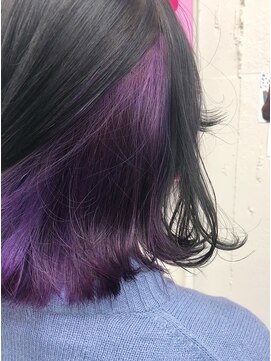 ノラ シンディ(NORA CYNDY) バイオレットインナーカラー☆