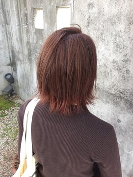 ヘアーディレクションイアス (HAIR DIRECTION eAs) 《eAs》外ハネボブ×ダブルカラー