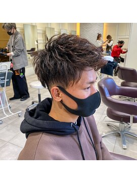 アヴァンス 天王寺店(AVANCE.) MEN'S HAIR ツーブロック×アップバング