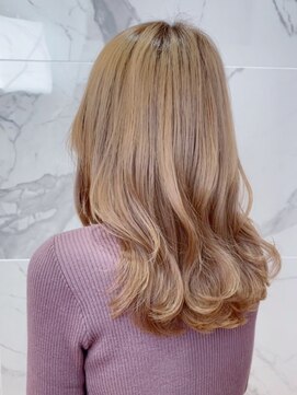 ミラリー トウキョウ(Mirareee Tokyo) 髪質改善トリートメント ダブルカラー☆ミルクティーベージュ