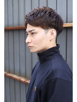 フリーク バーバーショップ 都島店(FREAK BARBER SHOP) ショートマッシュツーブロックパーマN