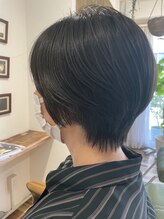 ホロホロ ヘアーデザイン(holoholo Hair Design) 30代40代◎頭の形を綺麗に見せるくびれ大人可愛いショートボブ