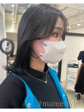 ディセンシー(Dicency) Dicency（マオ）顔周りカット×くびれ外ハネ