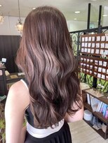 シー 岡崎(,SHE)&nbsp;前髪/ウルフ/マチルダボブ/ピンクベージュ/インナーグレージュ