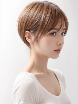 ジョウインアンドエマ(JOWIN AND EMMA) 20代30代大人かわいい/シルキーベージュ/丸みショートヘア/前髪