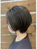 ひし型丸みショート