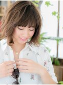 大人かわいいバレイヤージュ小顔外ハネボブh3北浦和20代30代40代