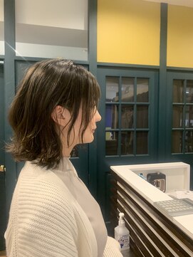 オルク 札幌大通(Orque) 20代30代小顔くびれウルフハイライトベージュアッシュ20代30代