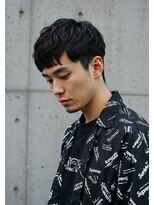 キャンバス バイ ネオリーブ 横浜西口(Canvas by neo.)&nbsp;ニュアンスパーマ　韓国マッシュ　ブルーブラック