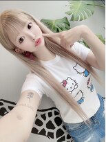 ヘアサロン ズー(Hair Salon Zoo)&nbsp;ミルクベージュcolor＆最高級ZOOシールエクステ♪