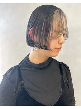 フォト 新宿三丁目(foto) ブリーチホワイトグレージュダブルカラーインナーカラー韓国新宿