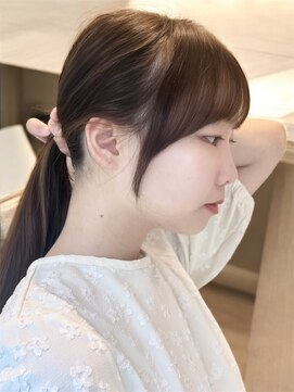 シエル バイ ケンジ 登戸 生田(CIEL by KENJE) 前髪顔周り小顔カット韓国ヘア似合わせ