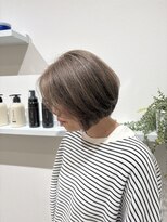 ジービージー(GBG)&nbsp;くびれショートボブ40代50代グレイカラー白髪染め白髪ぼかし