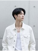 ツイストパーマフェザーパーマスパイキーショートセンター分け