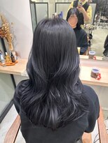 ネモネ バイ ミリー 梅田茶屋町(nemone by milly)&nbsp;【梅田茶屋町】透明感ブルーブラック