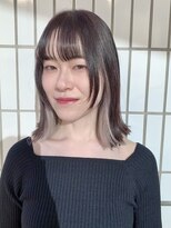 コピエ(kopje) インナーカラー×ホワイトベージュ