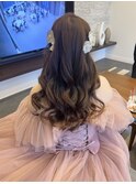 ブライダルヘアセット