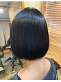 ニコトランク(nico trunk)&nbsp;シームレス縮毛矯正でつくる、乾かしただけでまとまるボブ