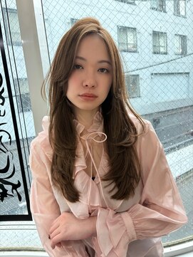 サロンドミルク 溝の口店(salon de MiLK) 10代20代30代/レイヤーカット/オリーブブラウン［溝の口］