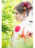 kimono王道ヘアメイク