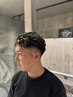 ［新規］カット＋シェービング＋パーマ　13000→11000