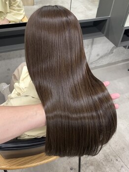 アワーズ 南青山(Our's)の写真/【カット+縮毛矯正+トリートメント￥29700→￥19800】髪全体の強い癖にお悩みの方に自分史上最高の手触りを