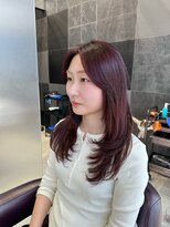 ファースト 東仙台店(first)&nbsp;カシスレッド・レイヤー・ロング