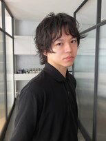 ブランコトレス 鏡島(BLANCO tres) リバースセンターパート/ニュアンスウルフ/ダウンバング/鏡島