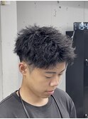 ピンパーマスパイキーショートアクティブショートルーズショート